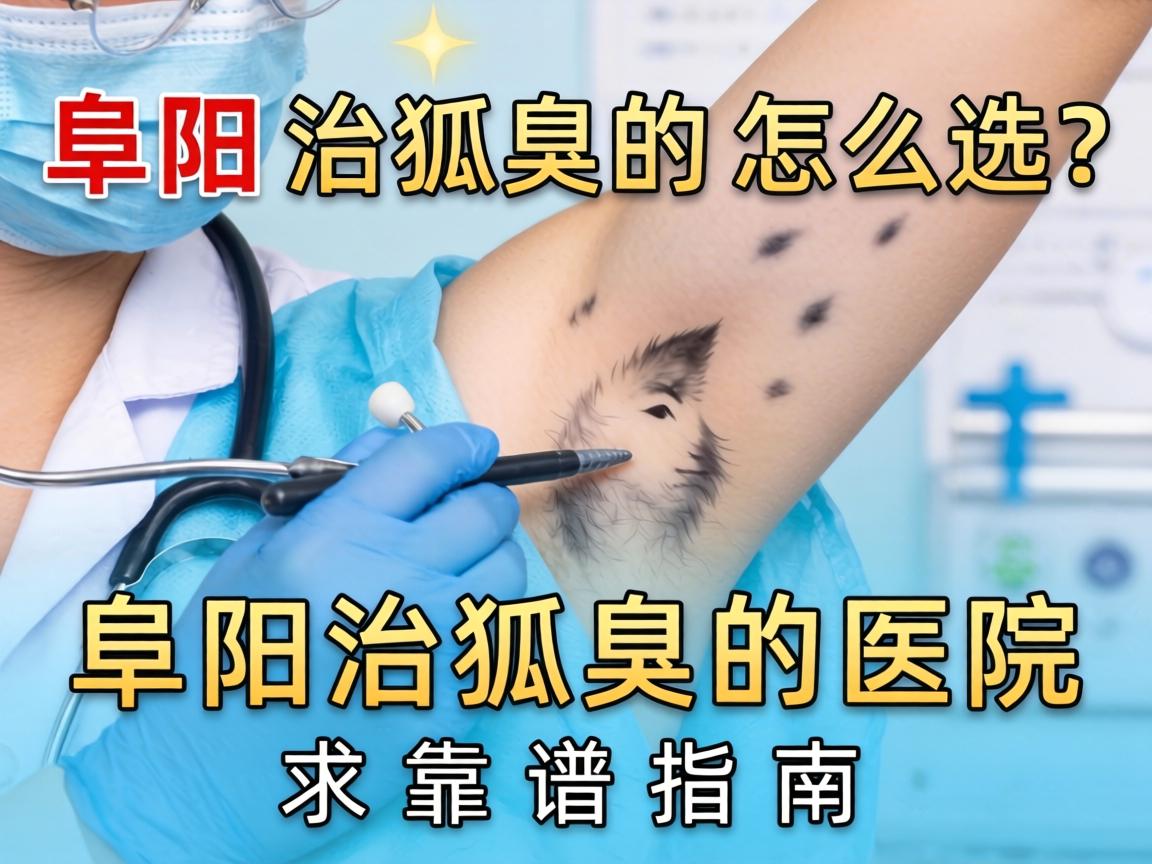阜阳治狐臭的医院怎么选？阜阳治狐臭的医院靠谱指南