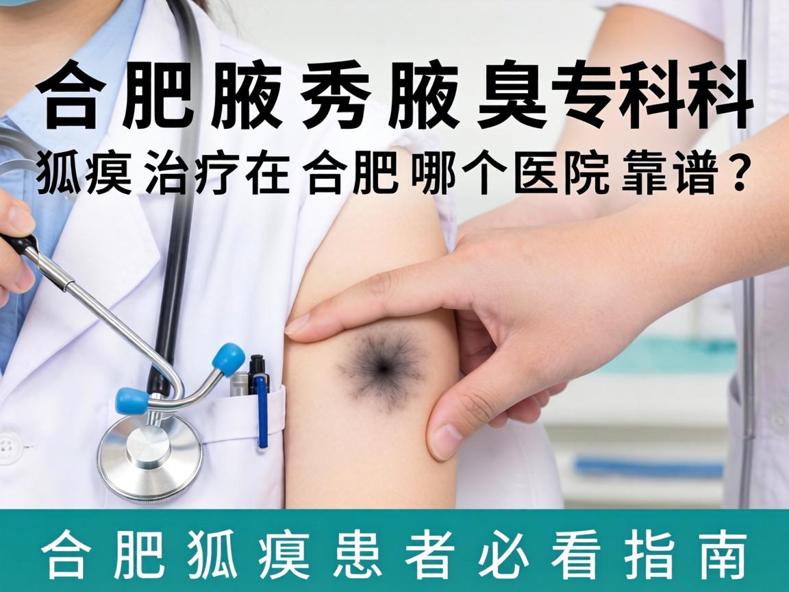 合肥腋秀腋臭专科,狐臭治疗在合肥哪个医院靠谱?合肥狐臭患者必看指南 合肥腋秀腋臭专科,狐臭治疗在合肥哪个医院靠谱?合肥狐臭患者必看指南