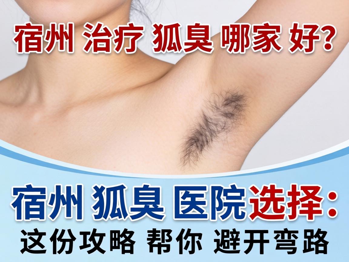 宿州治疗狐臭哪家好？宿州狐臭医院选择，这份攻略帮你避开弯路