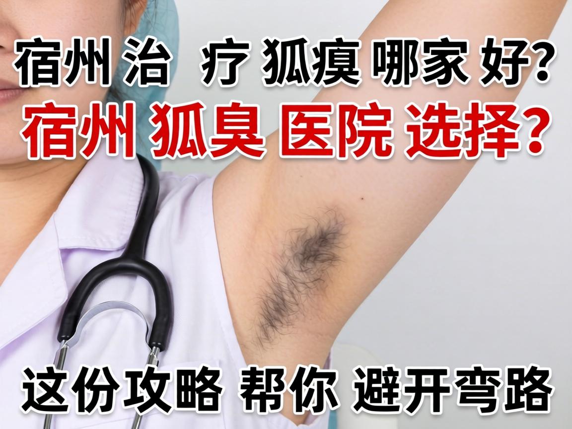 宿州治疗狐臭哪家好？宿州狐臭医院选择，这份攻略帮你避开弯路