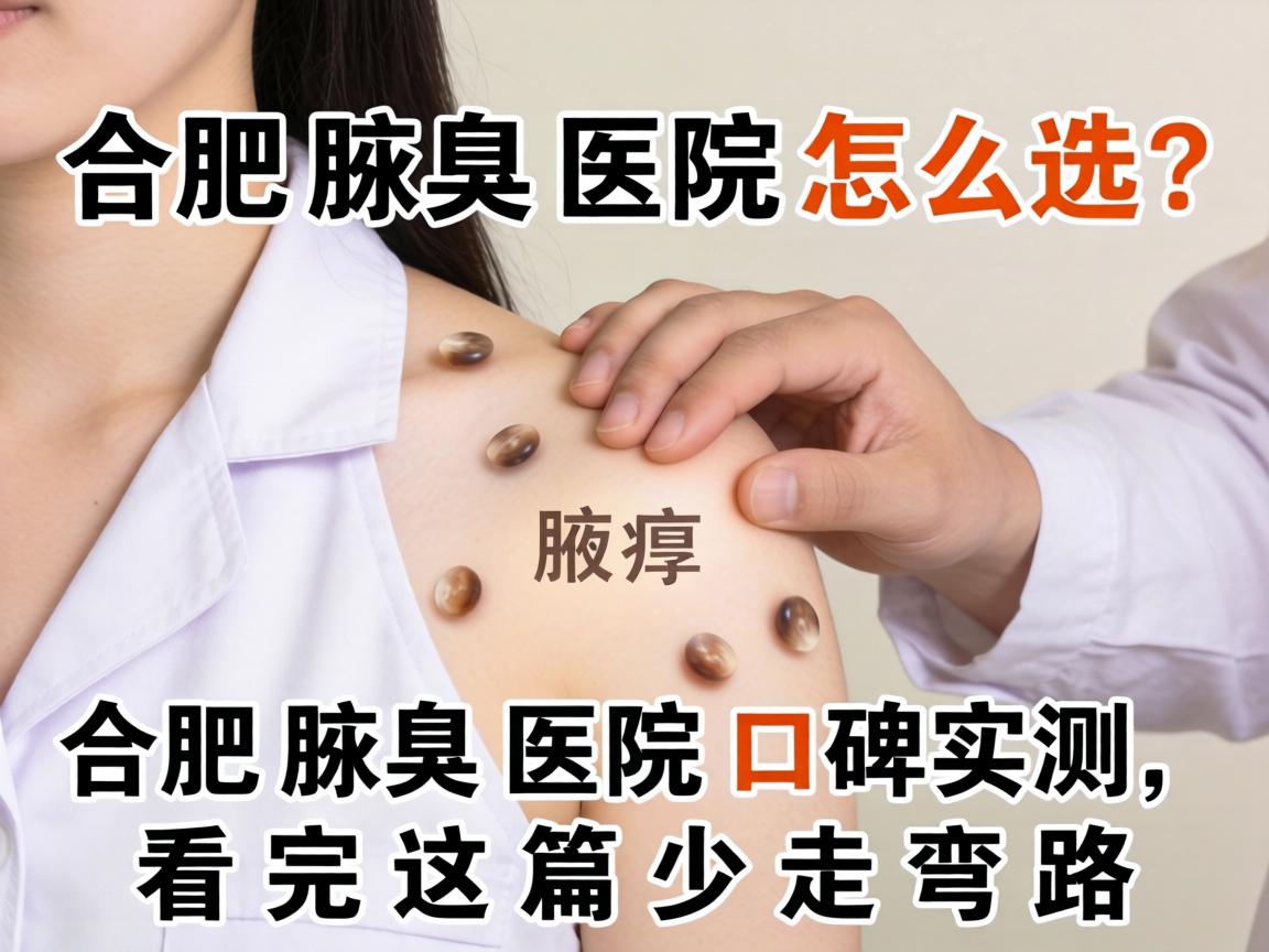 合肥腋臭医院怎么选？合肥腋臭医院口碑实测，看完这篇少走弯路
