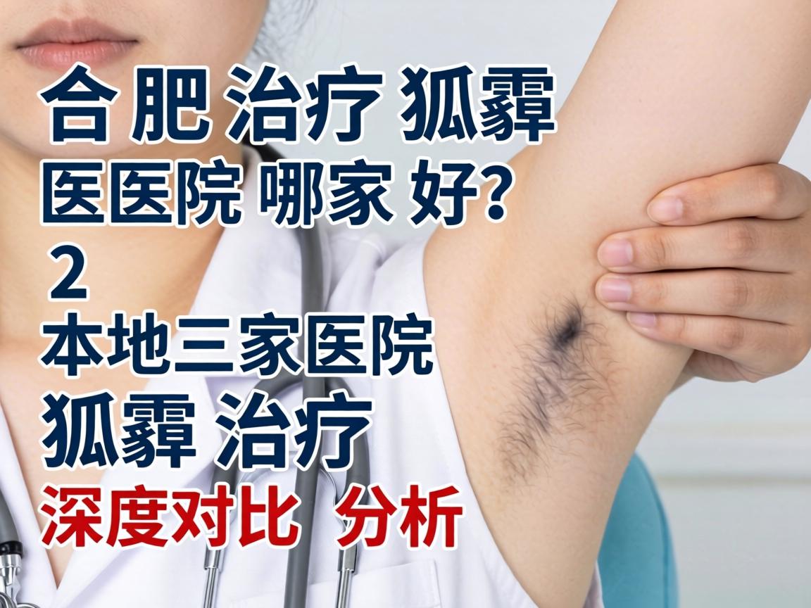 合肥治疗狐臭医院哪家好？本地三家医院狐臭治疗深度对比分析