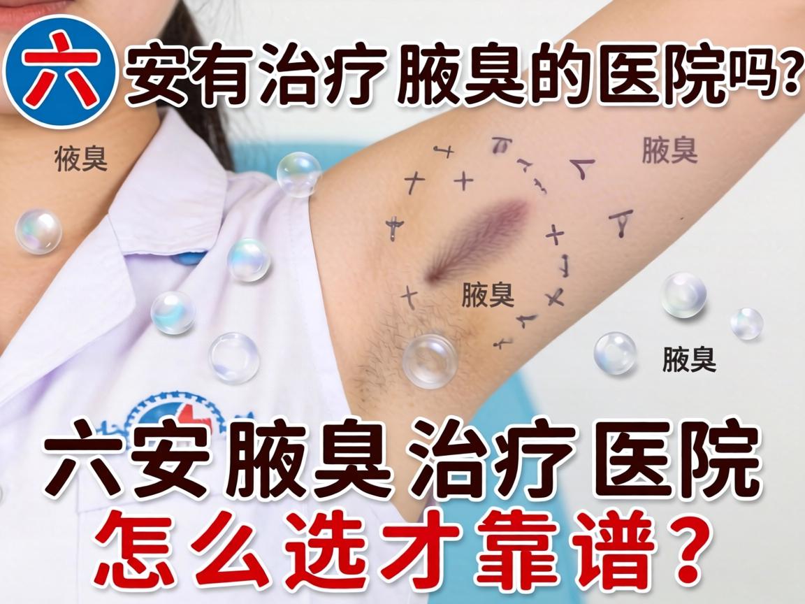 六安有治疗腋臭的医院吗？六安腋臭治疗医院怎么选才靠谱？