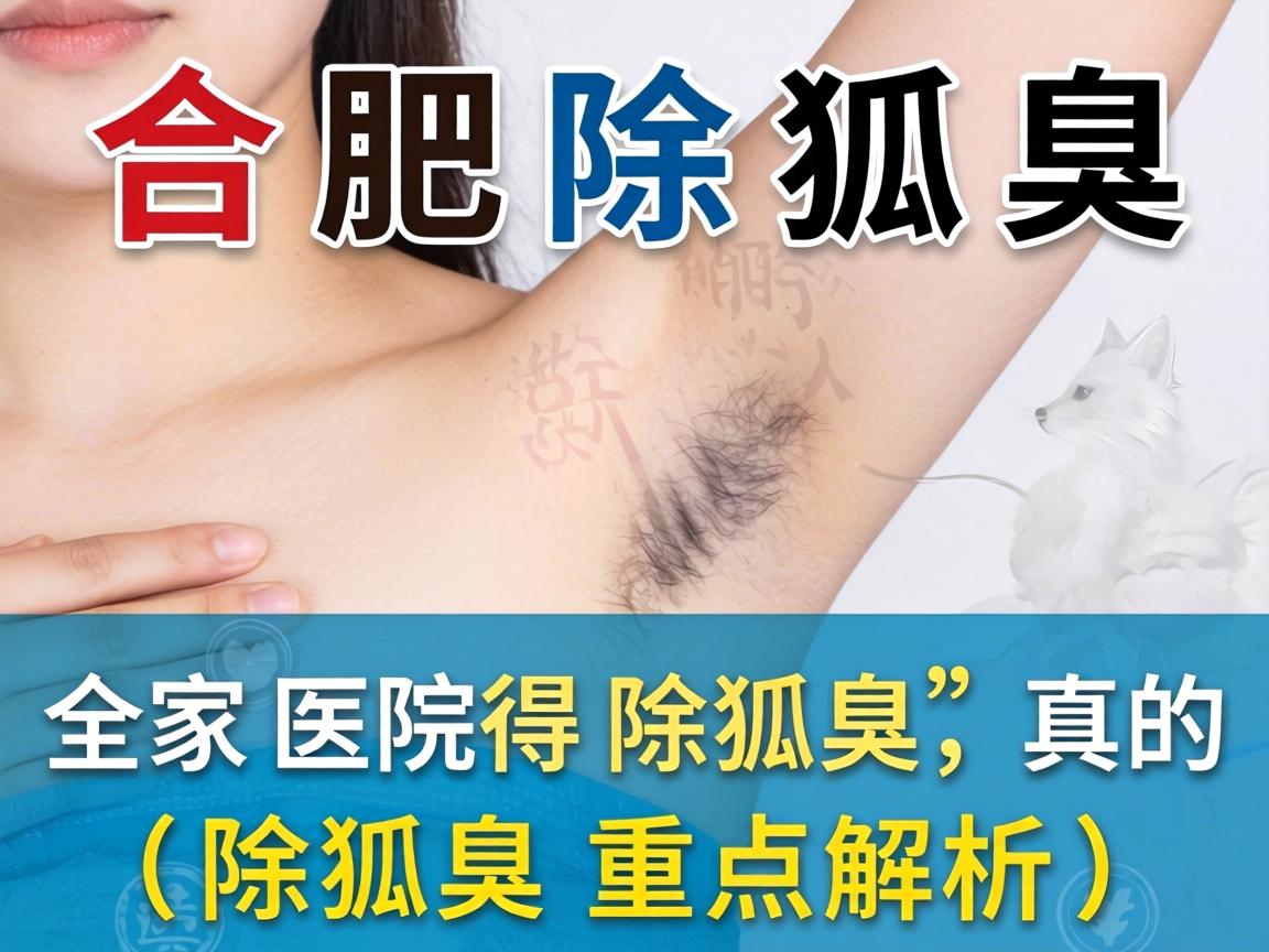 合肥除狐臭，这家医院除狐臭，真的值得你选择（除狐臭重点解析）