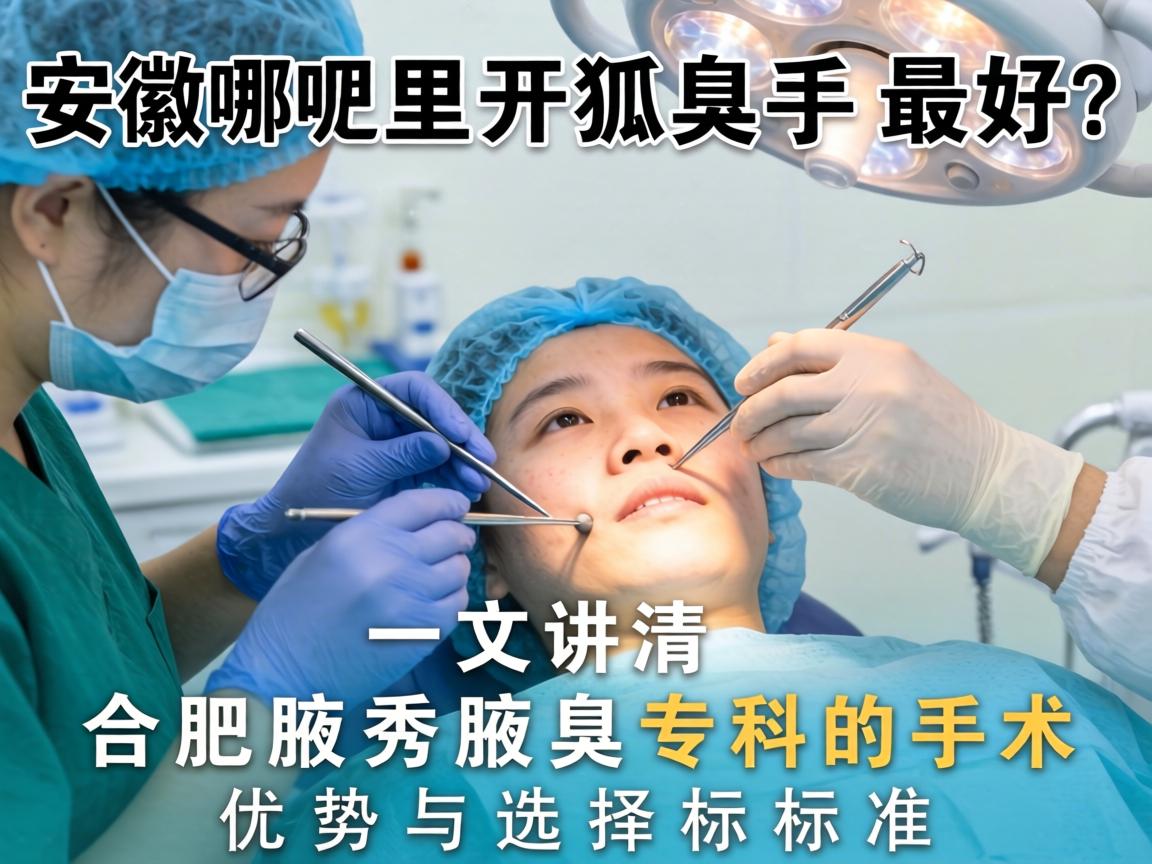 安徽哪里开狐臭手术最好?一文讲清合肥腋秀腋臭专科的手术优势与选择标准 安徽哪里开狐臭手术最好?一文讲清合肥腋秀腋臭专科的手术优势与选择标准