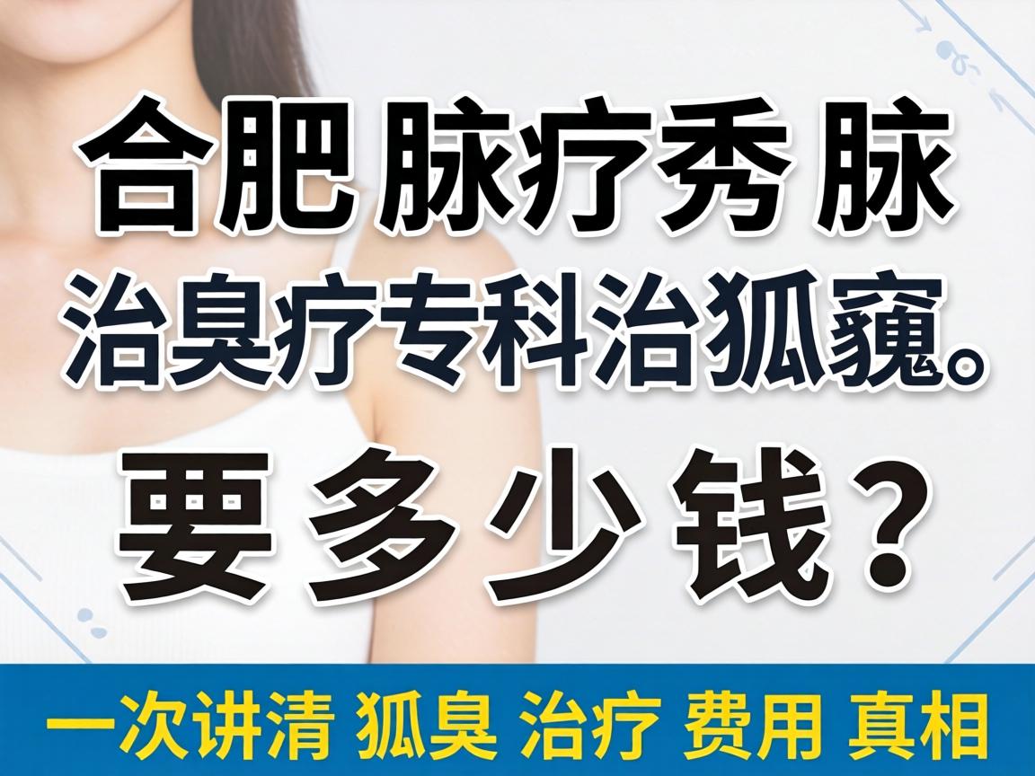 合肥腋秀腋臭专科，治疗狐臭要多少钱？一次讲清狐臭治疗费用真相