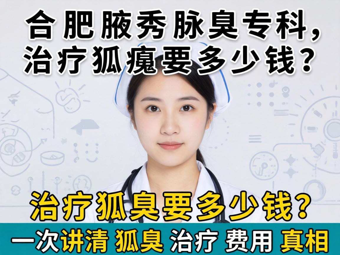 合肥腋秀腋臭专科，治疗狐臭要多少钱？一次讲清狐臭治疗费用真相
